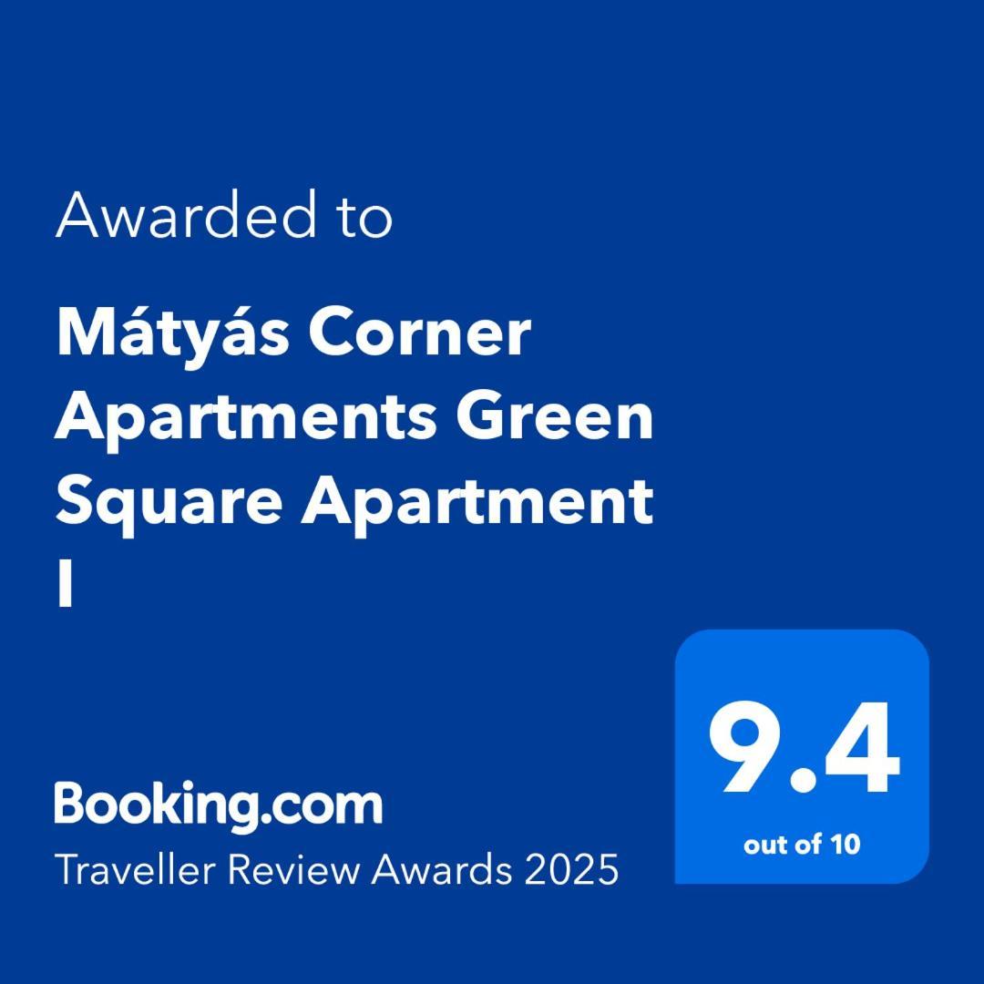 Matyas Corner Apartments Green Square Apartment I Budapeste Exterior foto